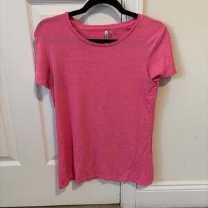 Banana Republic Pink Short Sleeve Crew Neck Tee Size XS